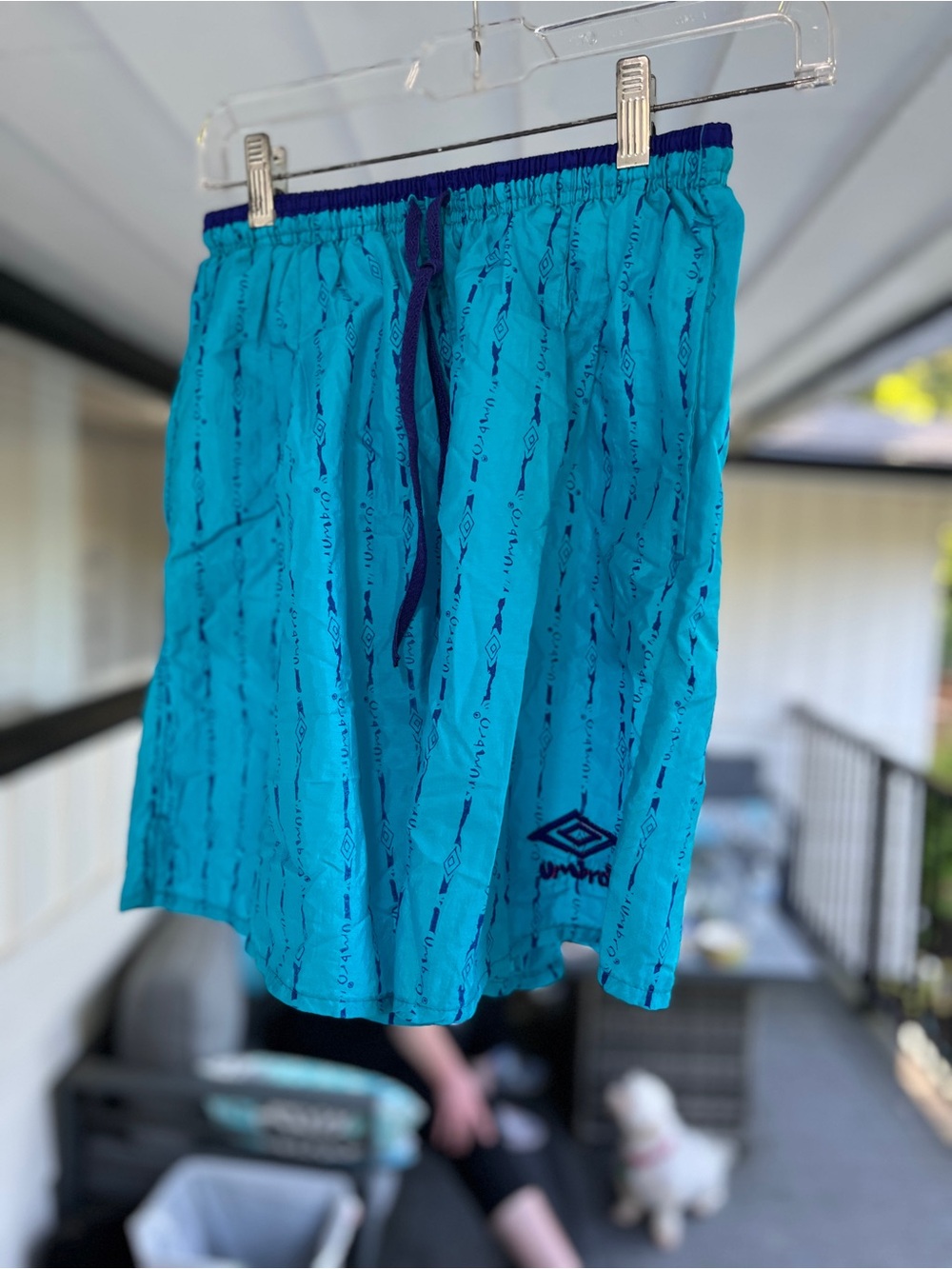 Vintage 1990s Umbro Nylon Soccer / Athletic Shorts